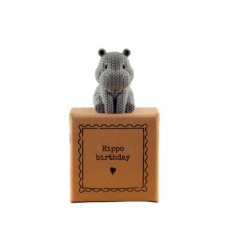 Hippo Birthday Tiny Little Gifts, 3 of 3