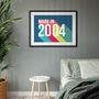 Personalised 21st Birthday Year Print, thumbnail 2 of 7