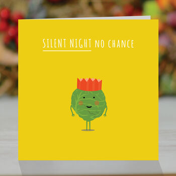 'Silent Night, No Chance', Funny Christmas Card, 3 of 3
