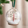 Personalised Family Christmas Sign Post Bauble, thumbnail 2 of 7