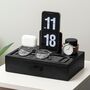 Wooden Phone Stand Christmas Gift For Men Black, thumbnail 1 of 6