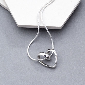 Floating Heart Necklace, 3 of 5