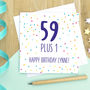 Personalised 60th Birthday Card, thumbnail 1 of 4
