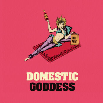 Funny Card For Her ‘Domestic Goddess’, 2 of 4