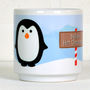 Personalised Penguin Mug With Chocolate Coins, thumbnail 3 of 6