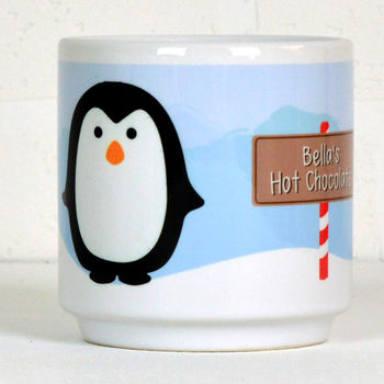 Personalised Penguin Mug With Chocolate Coins, 3 of 6