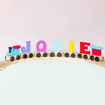 Wooden Letter Name Train, 7 of 9