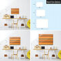 Stripes Design / Large Magnetic Notice Board, thumbnail 6 of 10