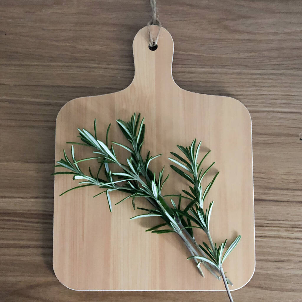 Feather Mini Cheese Chopping Board With Gift Card By Oakley Finch |  