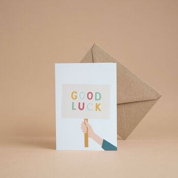 'Good Luck' Card, 2 of 3