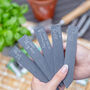Cheeky Herb Slate Markers, Set Of Five, thumbnail 3 of 5