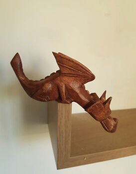 Wooden Dragon Shelf Sitter, 7 of 7