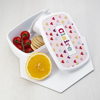 Personalised Girl's Patterned Lunch Box, 9 of 12