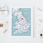 'Home Is Where The Heart Is' Frameable Greetings Card, thumbnail 1 of 7