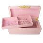 Personalised Pink Disney Princess Icon Jewellery Box, thumbnail 2 of 4