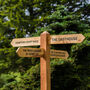 Engraved House Name Driveway Post, thumbnail 2 of 12