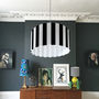 Beetlejuice Black And White Striped Lampshades, thumbnail 3 of 10