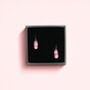 Stunning Dusky Pink Earrings, thumbnail 2 of 8