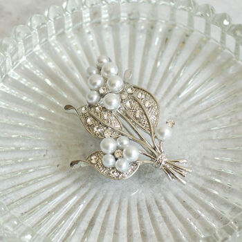 Vintage Style Bouquet Brooch, 6 of 7