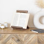 Hambleden Elegant Wood Inlay Stand For iPad And Cookbook, thumbnail 3 of 8