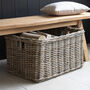 Extra Large Deep Rattan Rectangular Basket, thumbnail 4 of 4