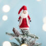 Santa Christmas Tree Topper, thumbnail 1 of 2