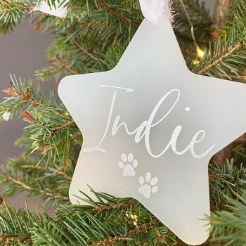 Personalised Pet Christmas Tree Decoration, 5 of 8