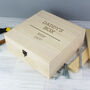 Personalised Wooden Garden Bits And Bobs Storage Box, thumbnail 4 of 4