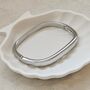 Square Bangle Silver, thumbnail 4 of 8