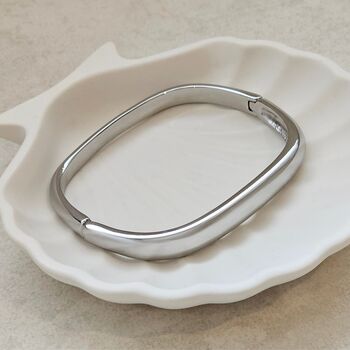 Square Bangle Silver, 4 of 8