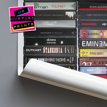 26th Birthday 2000 Music Print Personalised Gift, 4 of 8