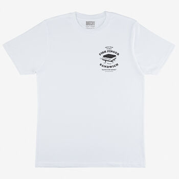 Fish Finger Sandwich Graphic T Shirt In White, 5 of 5
