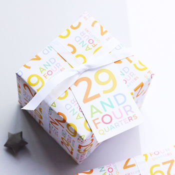 30th Birthday Wrapping Paper Set, 7 of 10