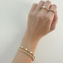 14k Gold Filled Stretch Bead Ring, thumbnail 7 of 9