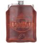 Buffalo Leather Rugby Hip Flask, thumbnail 2 of 5