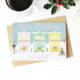 Vintage Christmas Town Greeting Card Pack, thumbnail 3 of 4