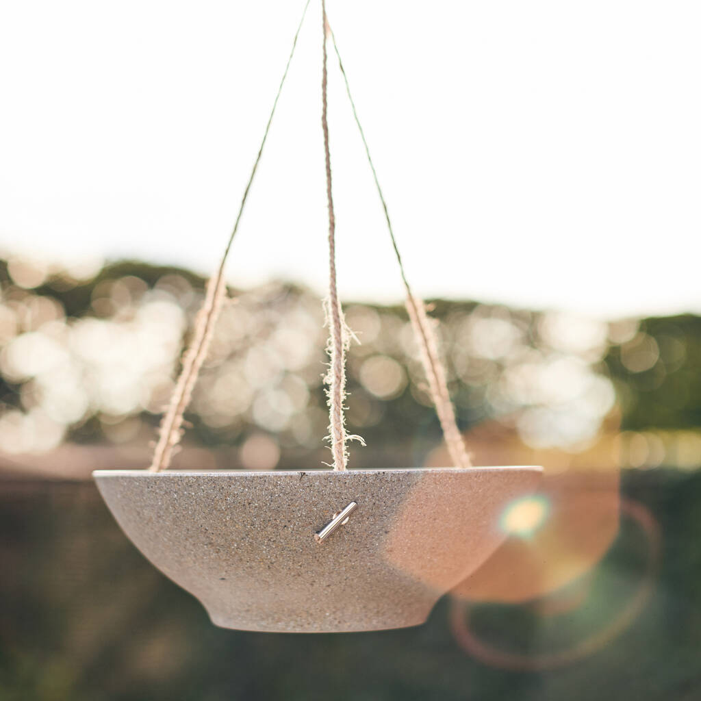 Orchard Bamboo Hanging Planter By Husk | notonthehighstreet.com