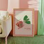 Lovebirds Personalised Wedding Gift Print, thumbnail 3 of 4