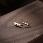 Sterling Silver Heart Crawler Earrings, thumbnail 3 of 11