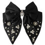 Crystal And Pearl Embellished Statement Hair Bow, thumbnail 4 of 6