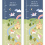 Personalised Unicorns Height Chart, thumbnail 2 of 6