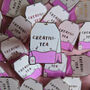 Creativi Tea Enamel Pin, thumbnail 1 of 3