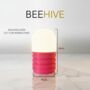 Beehive Table Lamp | Modern Ribbed Desk Light, thumbnail 3 of 12