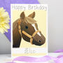 Personalised Pony Horse Birthday Card, thumbnail 2 of 9