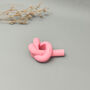 Knot Dinner Candle Holder And Pink Candlestick Holder, thumbnail 2 of 11