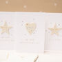 Personalised White Baby Blanket – Moon And Stars Initial Embroidery, thumbnail 10 of 11