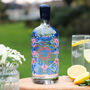 Blue And Pink Floral King's Coronation Gin/Vodka Bottle, thumbnail 1 of 7