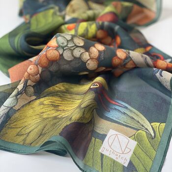 Luxe 100% Silk Scarves Various Sizes And Styles, 11 of 12