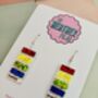 Paint Swatch Glitter Resin Earrings / Artist Statement Jewellery Colourful Palette Gift / Gift For Art Teachers Creative Classroom Jewellery, thumbnail 5 of 6