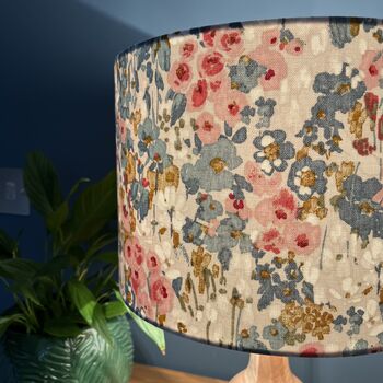 Ennerdale Summer Floral Drum Lampshades, 4 of 9